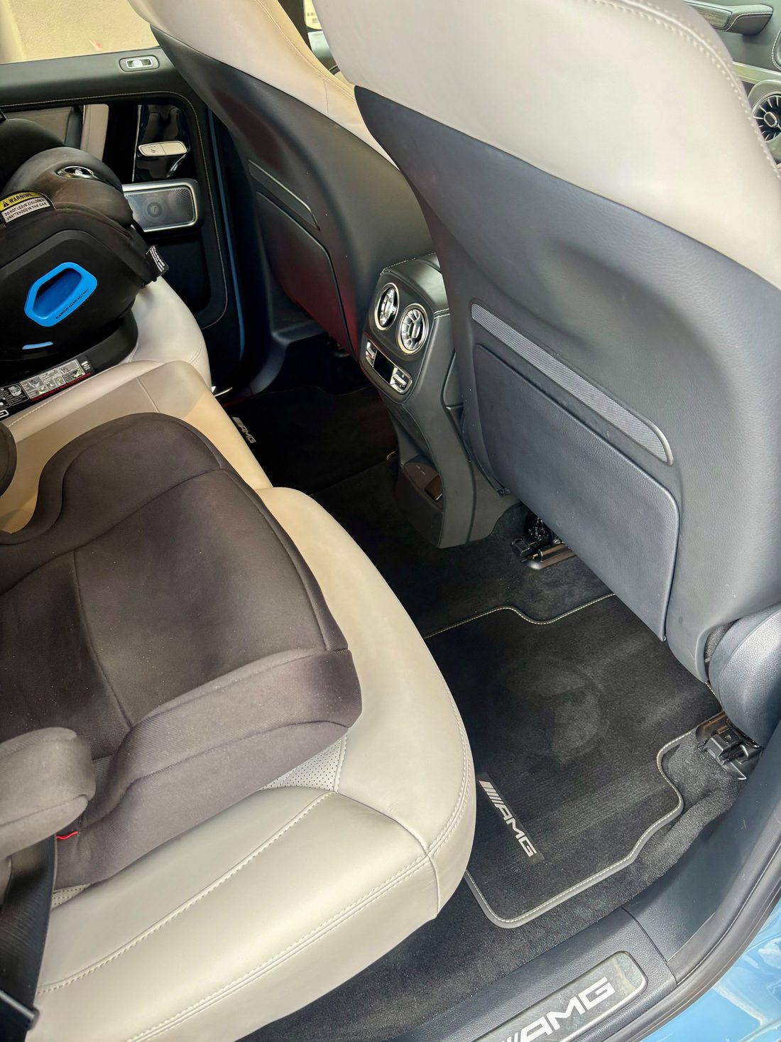 Mercedes-AMG interior after JackWash detailing