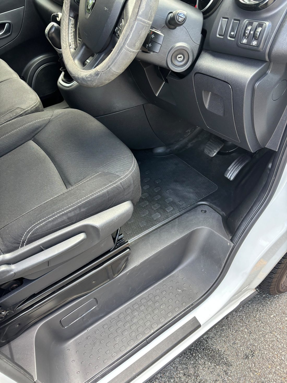 Work van driver cabin after JackWash detailing